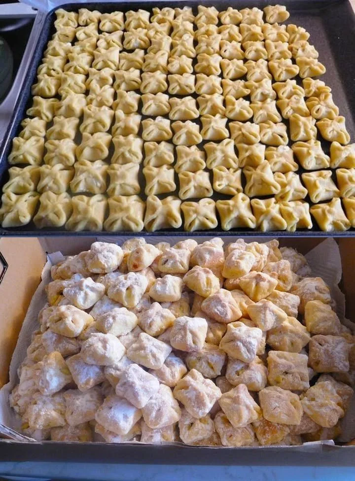 Eine Auswahl der leckersten Kekse auf einem Teller, frisch gebacken.