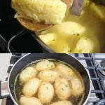 Ein Teller mit köstlichen Grießklößchen nach Omas Rezept