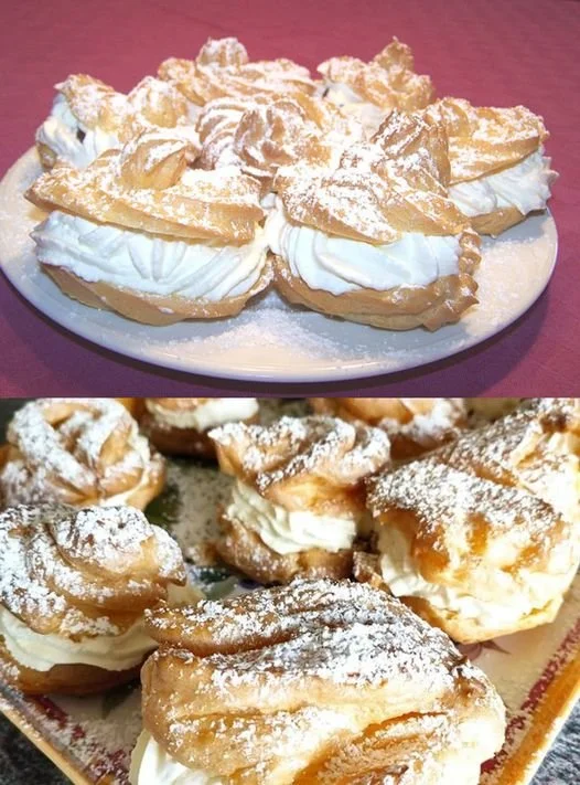 Windbeutel aus Brandteig