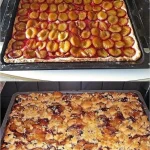 Leckerer Zwetschgenkuchen vom Blech, perfekt für den Herbst.