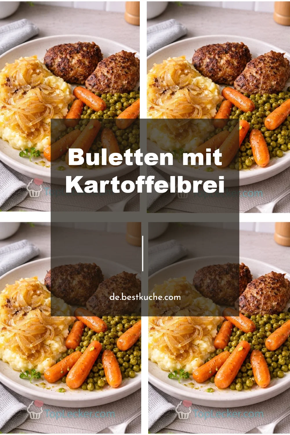 Buletten mit Kartoffelbrei