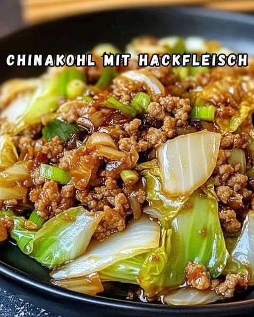 Chinakohl mit Hackfleisch