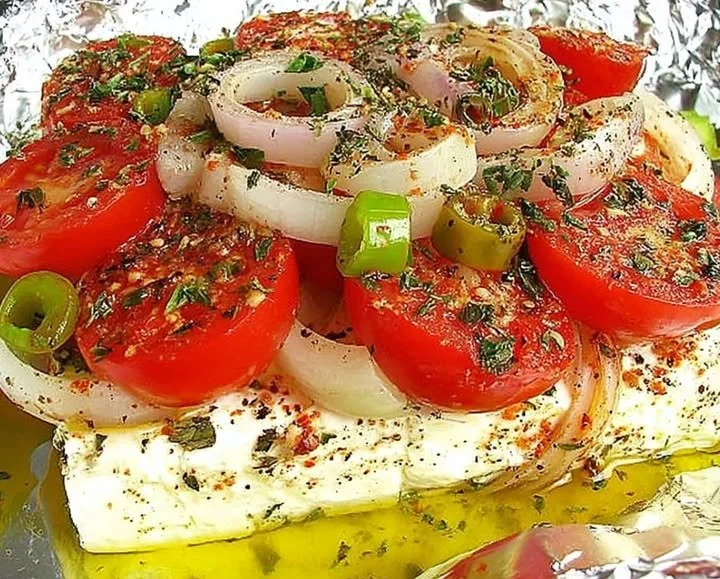 Gebackener Schafskäse