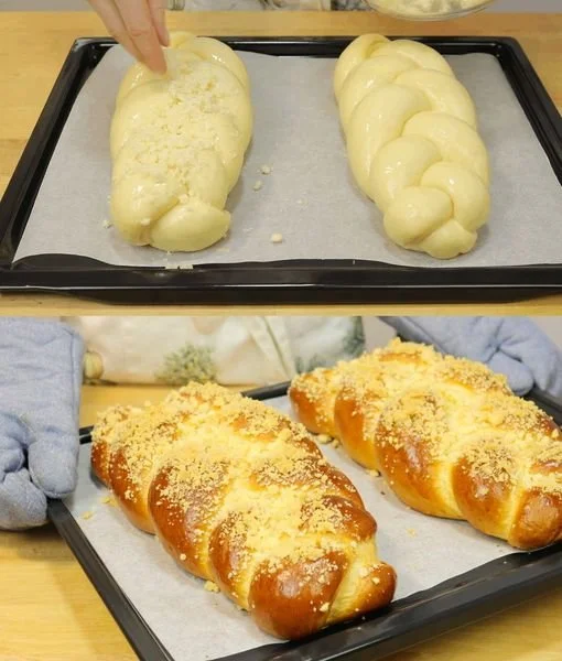 Leckerer Hefezopf nach dem Rezept von Uroma frisch gebacken