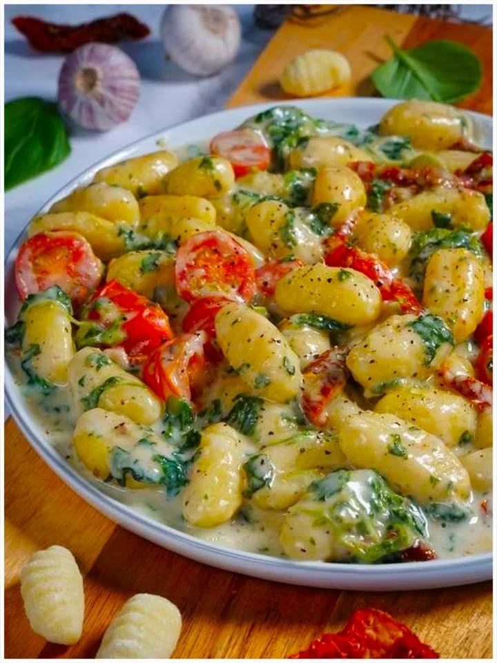 Gnocchi mit Spinat