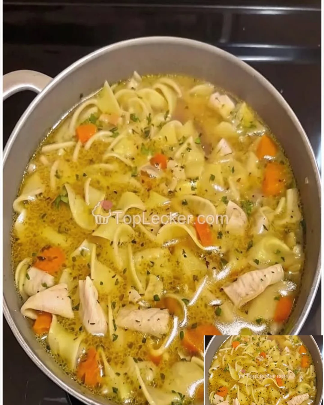 Hühnnersuppe mit Nudeln