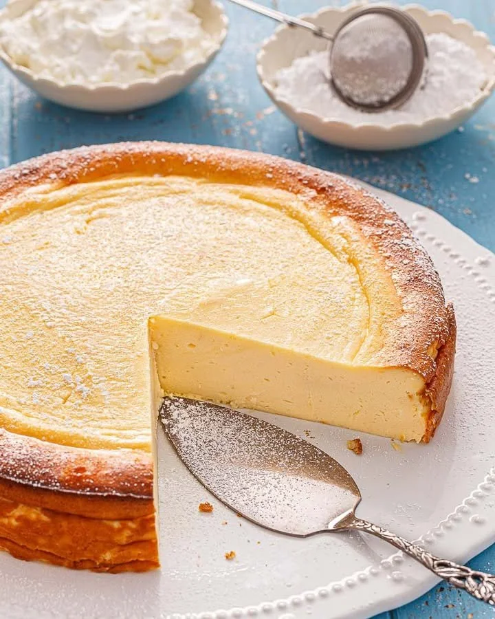 Käsekuchen ohne Boden - cremiges und leckeres Rezept ohne Teig