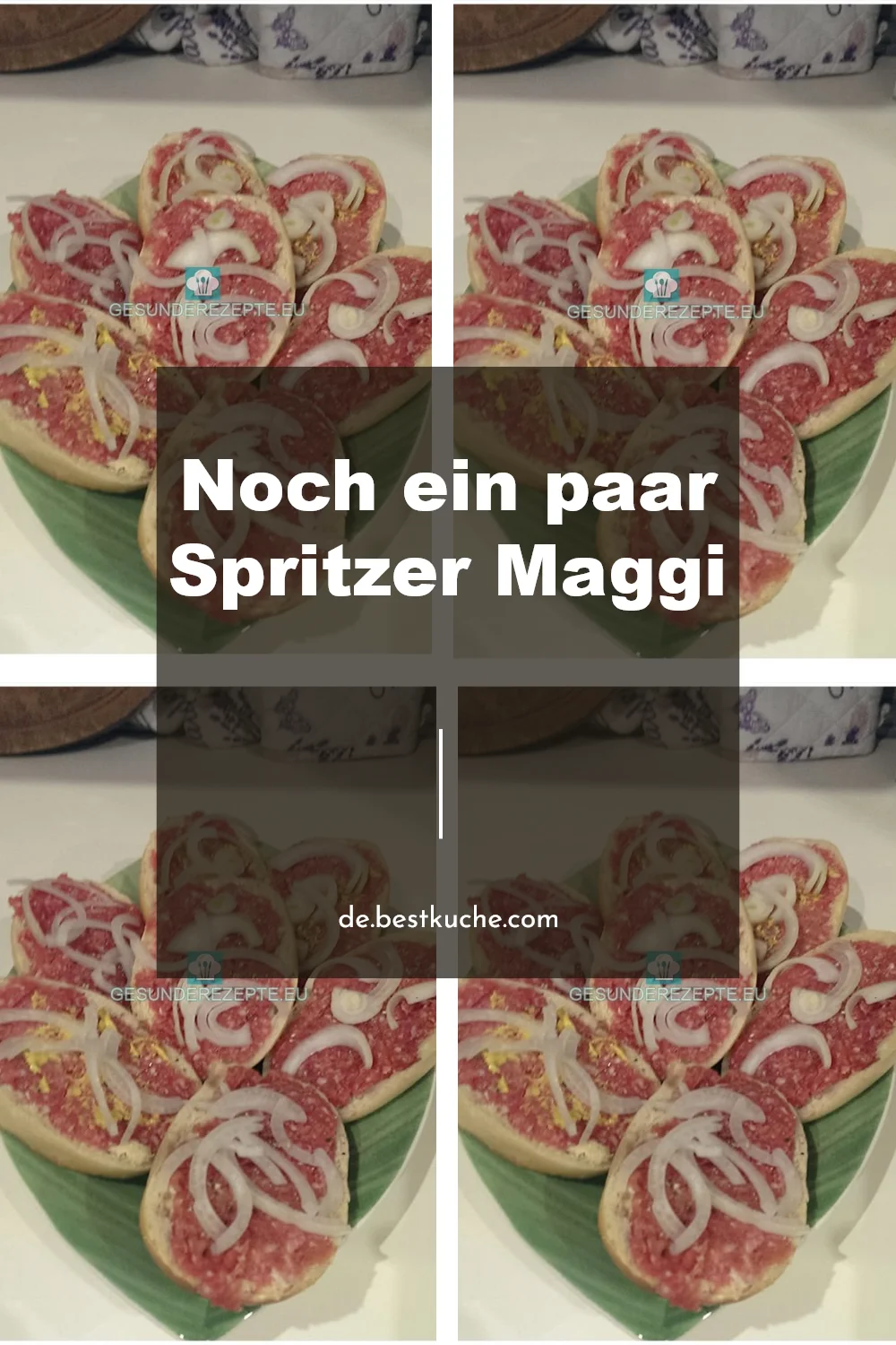 Eine Flasche Maggi Würze auf einem Tisch mit Zutaten für ein köstliches Gericht