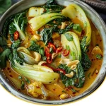 Schüssel mit Pak Choi Curry, ein gesundes und leckeres Rezept.