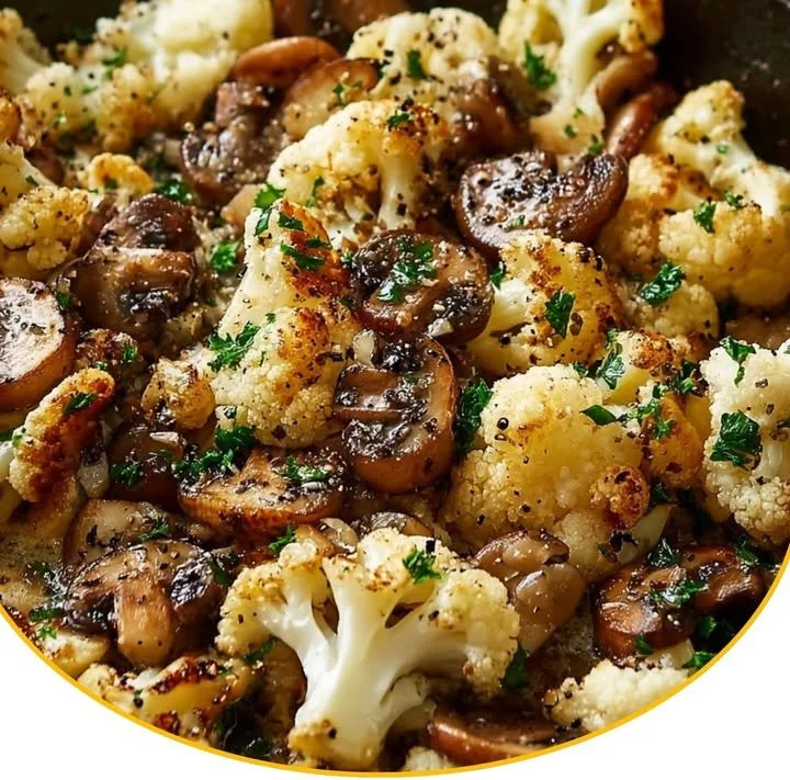 Pilz-Blumenkohl-Pfanne