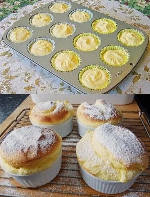 Delikate Quarkmuffins frisch gebacken mit gesunden Zutaten.