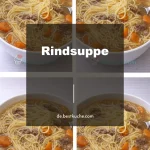 Schüsseln mit dampfender Rindsuppe, ideal für kalte Tage