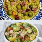 Leckeres Gericht: Rosenkohl Eintopf mit frischen Zutaten