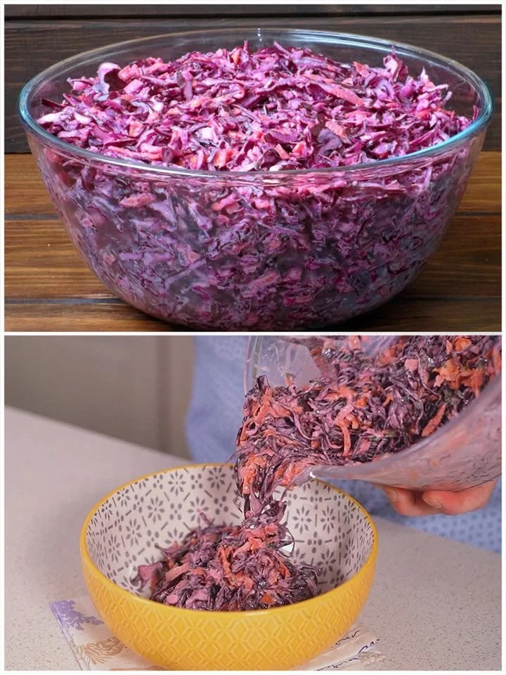 Frische Salatmischung aus verschiedenen Gemüse- und Salatsorten auf einem Teller.