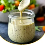 Hausgemachte Salatsauce wie im Restaurant zubereitet
