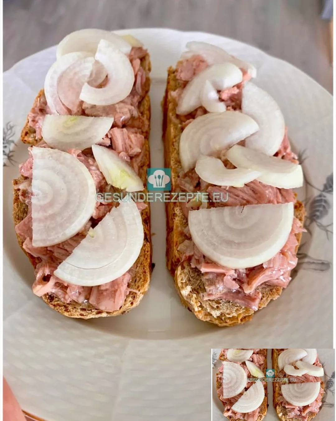 Schnelles Mittagessen mit Thunfisch