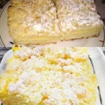 Leckerer Streuselkuchen mit frischen Früchten und goldbraunen Streuseln.