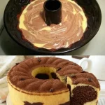 Tiramisu Gugelhupf mit Schichten von Kaffee und Mascarpone-Creme