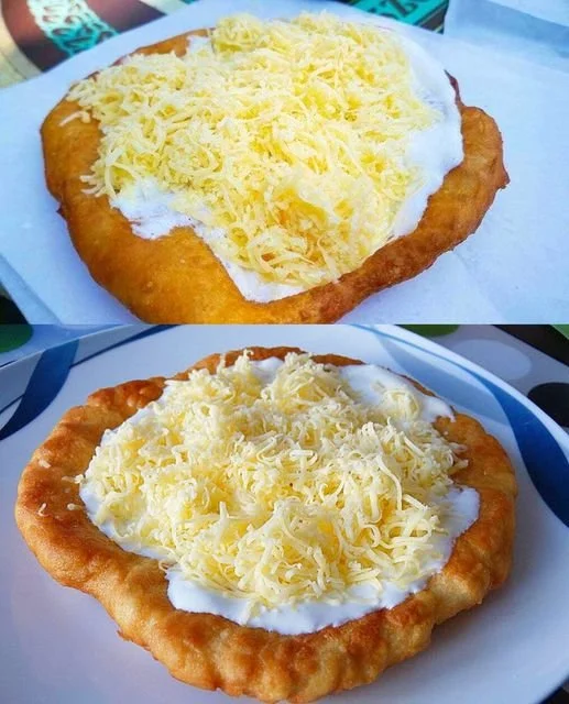 Ungarische Langosch – knuspriger Teig mit verschiedenen Toppings