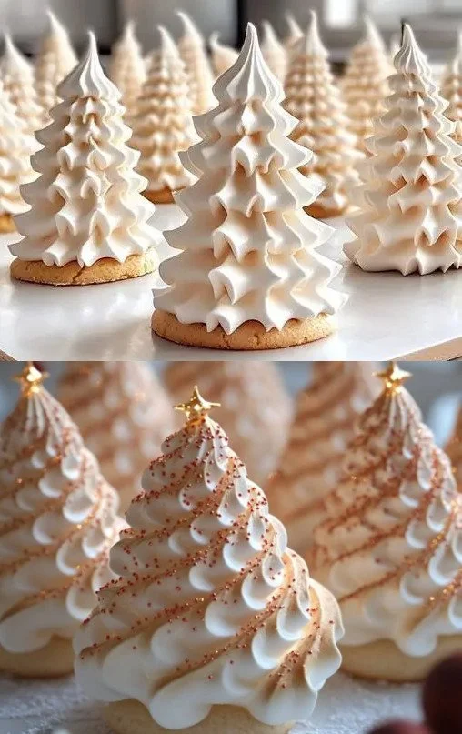 Schneller Baiser in 5 Minuten, der in 30 Sekunden verzehrt wird