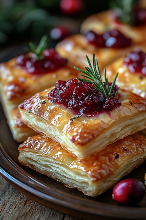 Cranberry Brie Häppchen