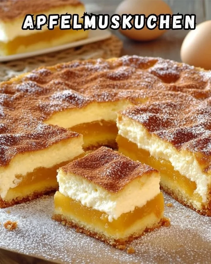 Apfelmuskuchen