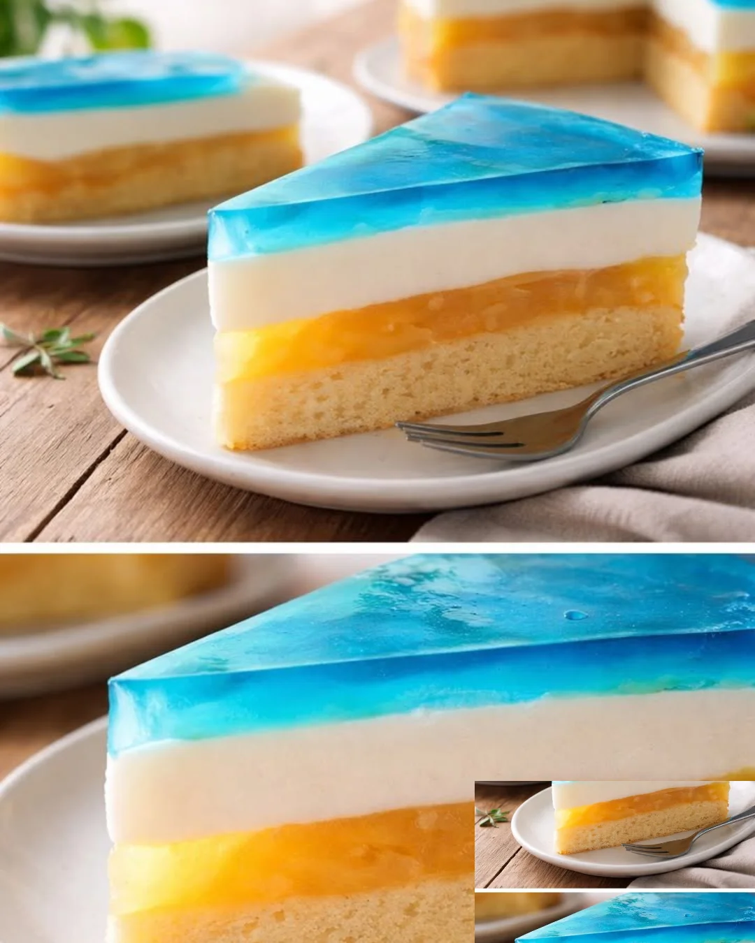 Blaue Hawaii Torte