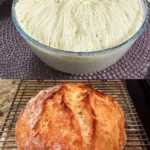 Brot ohne Kneten: Einfaches Rezept für selbstgemachtes Brot.