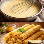 Leckere Buttermilchpfannkuchen auf einem Teller, perfekt zum Frühstück.