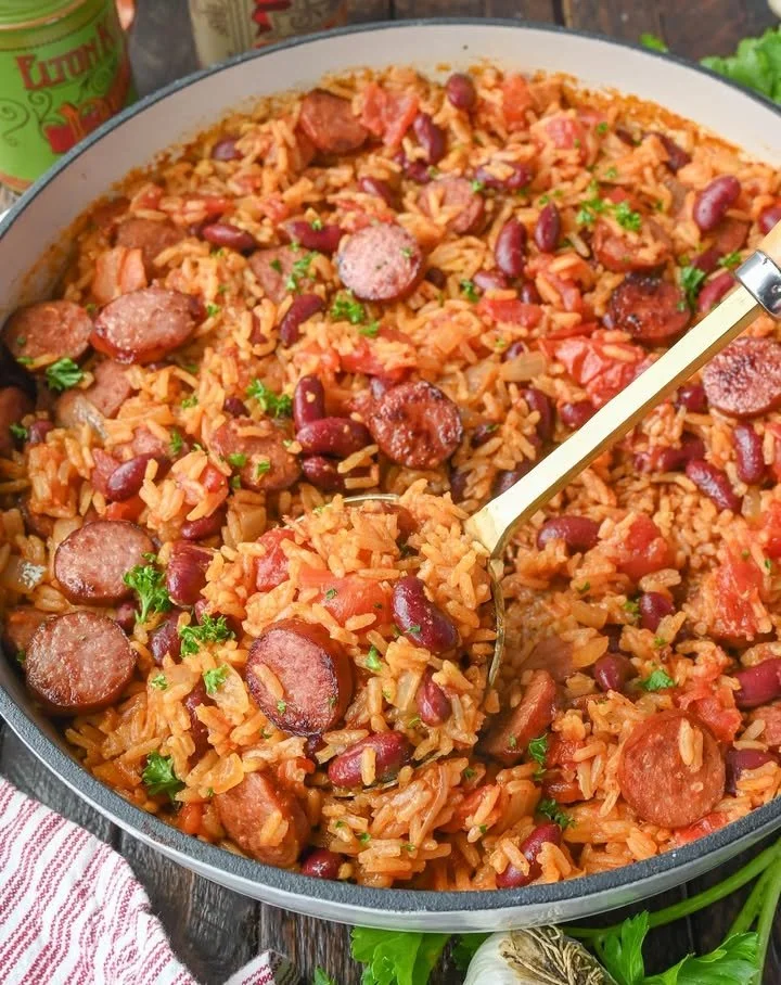 Cajun Bohnen und Reis