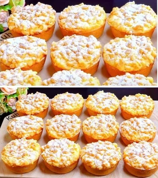 Fantastische Streuselmuffins mit Quark