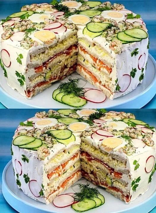 Festliche Sandwichtorte für besondere Anlässe