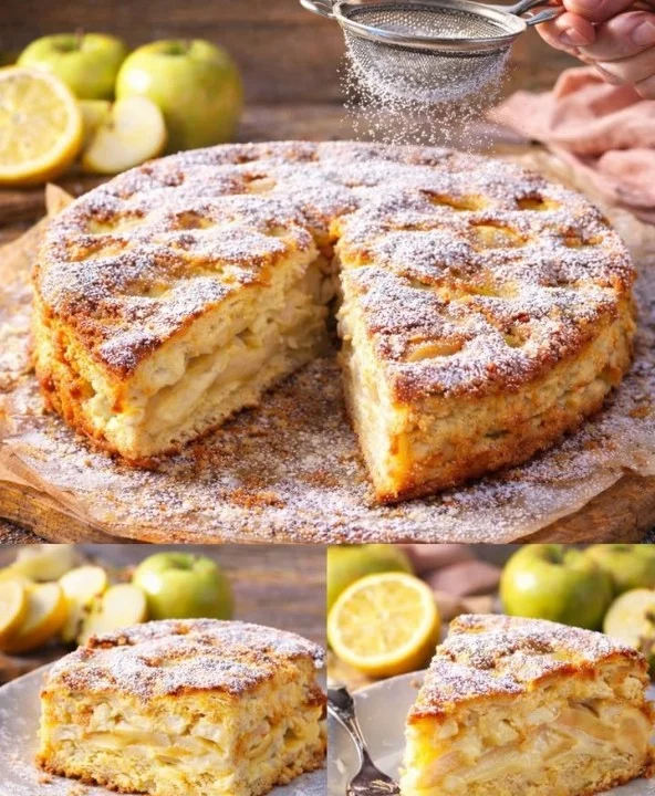 Italienischer Apfelkuchen in 5 Minuten