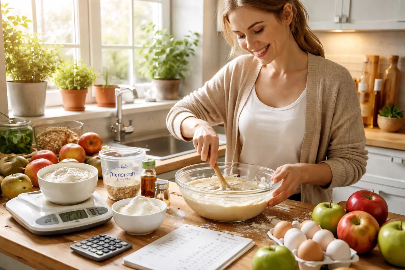 kalorienarmer Kuchen