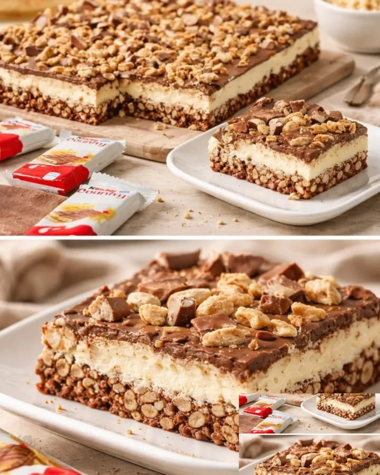 Rezept für Kinder Country Kuchen ohne Backen auf einem schönen Teller.