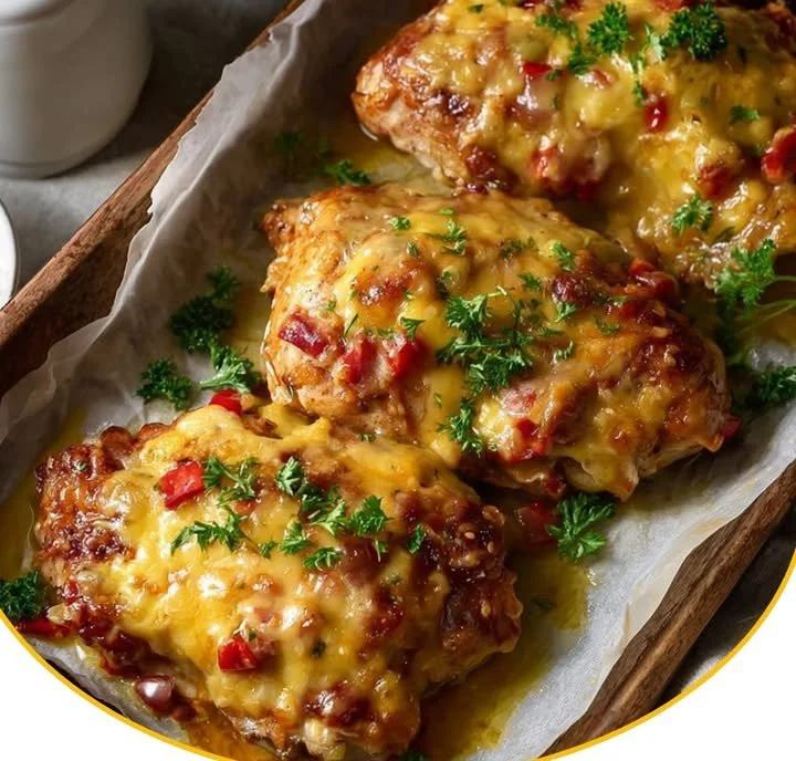 Köstliche überbackene Partyschnitzel aus dem Ofen