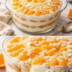 Schmackhaftes Mandarinen-Tiramisu Dessert mit frischen Mandarinen und Mascarpone