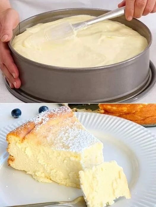 Megacremiger Quarkkuchen