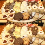 Süßigkeiten aus einem Teig, der in 12 verschiedenen Sorten erhältlich ist.