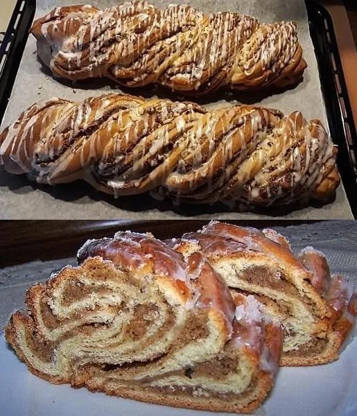 Leckeres Nusszopf Rezept mit Suchtpotenzial, frisch gebacken und serviert.