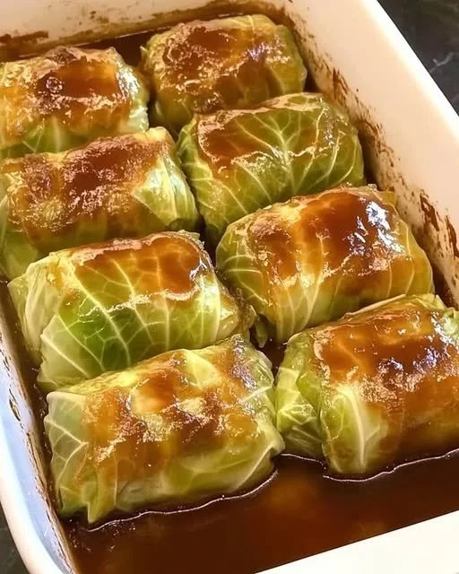 Kohlrouladen nach Omas Rezept, gefüllt mit leckerem Hackfleisch und Gewürzen.