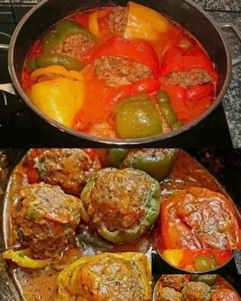 Gefüllte Ofenpaprika mit Hackfleisch nach Omas Rezept