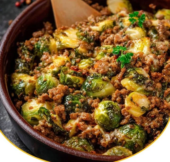 Rosenkohl-Auflauf mit Hackfleisch