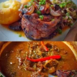 Leckerer Rouladentopf mit Rinderrouladen und Gemüse