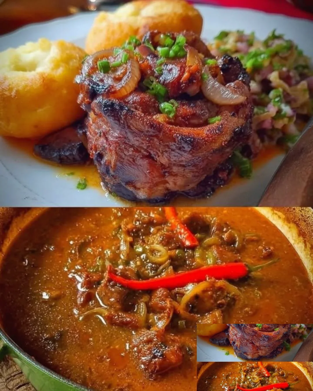 Leckerer Rouladentopf mit Rinderrouladen und Gemüse