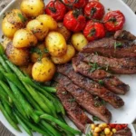 Schmackhafter Rouladentopf mit Gemüse und Sauce