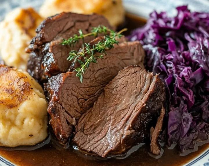 Sauerbraten (Marinierter Rinderbraten)