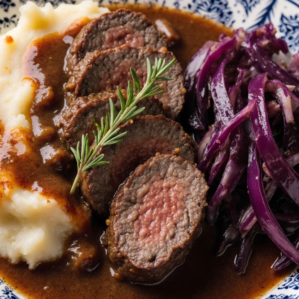 Sauerbraten (Marinierter Rinderbraten)