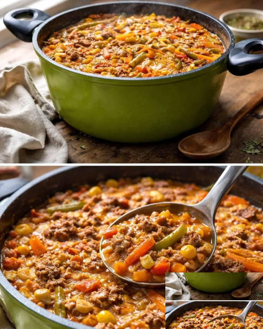 Schlemmertopf mit Hackfleisch