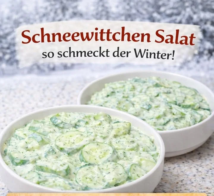 Bunter Schneewittchen Salat, frisch zubereitet mit knackigen Zutaten.